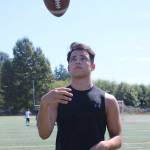 Juanita High senior Brayden Brown plans to be flying high on the field with his Rebel teammates this season. Andy Nystrom /staff photo