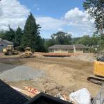 Construction on the homeless shelter. Photo courtesy of J. Bendickson/Salt House Church