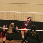 Juanitas Isabella Rogers prepares to hit the ball against Inglemoor. Andy Nystrom/ staff photo