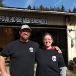 Dane Scarimbolo and Dominique Torgerson run Four Horsemen Brewery in Kent. They were almost shut down in late 2017 by King County, which after years of letting them operate a brewery and taproom, decided they were in violation of county code. Aaron Kunkler/staff photo
