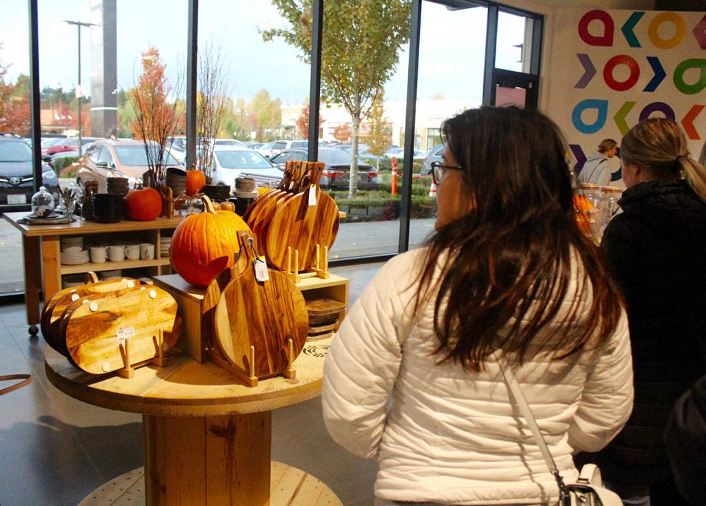 Shoppers browsing the kitchen section of the store. Blake Peterson/staff photo