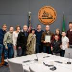 Bob Neir was honored at the most recent Kirkland City Council meeting. Photo courtesy city of Kirkland