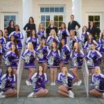Lake Washington Highs dance team, from left to right, front row: Anna Lewis, Rina Suzuki, Anna Rongerude, Elle Seeler, Annabelle Martin and Sarah Vincent. Second row: Amelie Barga, Bea Coutinho-Santos, Sarah Hughes, Sophia Vodov, Sonam Ngoche, Laila Jama, Kasey Walenczak, Sasha Ivanova and Julia LaCombe. Third row: Annika Singh, Taara Elahi, Kayrene Walker, Stella Bjorkholm, Abbie Pederson, Grace Ross and Kaia Seno. Fourth row: Erin Singh, Reese Henderson, Makayla Vail and Aya Carmon. Fifth row: Coaches Lindsey Ryan, Michelle Coon, Madeleine Usher, Amy Moorhead and Jeanne Gloudemans. Photo courtesy of Jodi Scheffler Photography