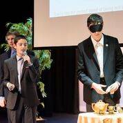 Extentek is a startup company that made a device that helps people who are visually impaired know when to stop pouring a liquid. Courtesy photo Open Your Eyes Visuals                                Extentek is a startup company that made a device that helps people who are visually impaired know when to stop pouring a liquid. Courtesy photo Open Your Eyes Visuals