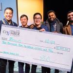 Zeacon, a startup company from Bellevue won the Peoples Choice. The premise of the company is to connect community members with local businesses easier in real-time through interactive maps.
