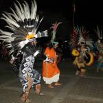 Samantha Pak/staff photo                                Traditional dancers perform at the Dia De Los Muertos celebration in downtown Issaquah.
