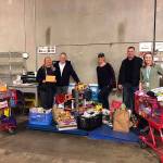 Photo courtesy of Jill Jordan                                 Last years Hopelink toy drive with JHS alumni.