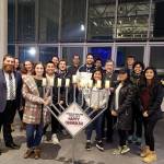 Photo courtesy Chabad of Kirkland                                Community members at a previous menorah-lighting event.