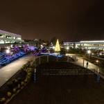 Musical and lights on the Cross Kirkland Corridor