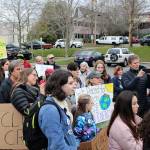 About 50 people participated in Kirklands second climate strike on Dec. 6. Madison Miller / staff photo