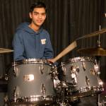 Drummer Ahad Ather at a recent rehearsal. Photo courtesy School of Rock Issaquah