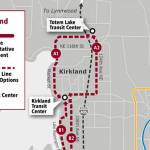 Alignment proposal graphic shared at the meeting. Graphic courtesy King County Metro