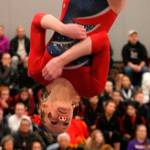 Juanitas Allison Lofquist gets her flips on beam at state last season. Andy Nystrom / staff photo