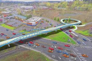 Photo courtesy city of Kirkland                                Aerial rendering of the project.