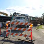 The slip lane from Totem Lake Boulevard to Northeast 124th Street will be closed all hours through April 25, and Northeast 124th Street will be closed overnight in late February. Mitchell Atencio/staff photo