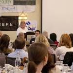 Blake Peterson/staff photo                                 Mayor Penny Sweet gave an address at a Feb. 13 Kirkland Chamber of Commerce luncheon.