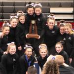 The Lake Washington gymnastics team won the 1A/2A/3A state gymnastics team title on Feb. 20. The Kangs team score of 185.725 is the second highest team score recorded in all classifications. Benjamin Olson/staff photo