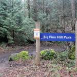 Big Finn Hill Park entrance. Blake Peterson/staff photo