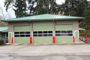 Fire Station 21 is housing first responders who have been exposed to COVID-19. Blake Peterson/staff photo