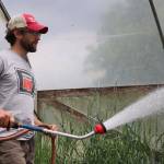 Ryan Lichttenegger at Steel Wheel Farm outside of Fall City. File photo