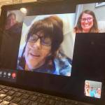 Sheri Bebbington says technology was her lifeline when she was in isolation at St. Joseph Medical Center undergoing a clinical drug study for COVID-19. Courtesy photo