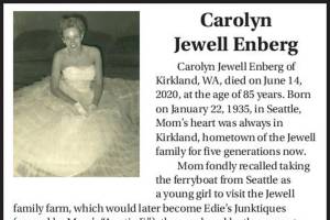 Carolyn Jewell Enberg | Obituary