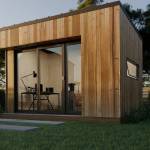 The Mini-O is a miniature outdoor office built to be easily relocated. Courtesy photo