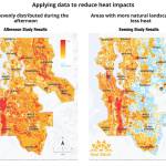 Results of King Countys heat-mapping project show Auburn and Kent trap heat for longer than surrounding areas. Courtesy photo.