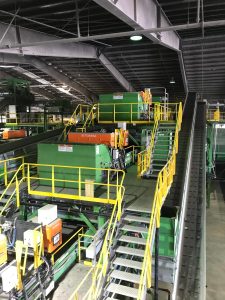 WMs new technology and infrastructure at an MRF. November 15, 2022. Courtesy of WM.