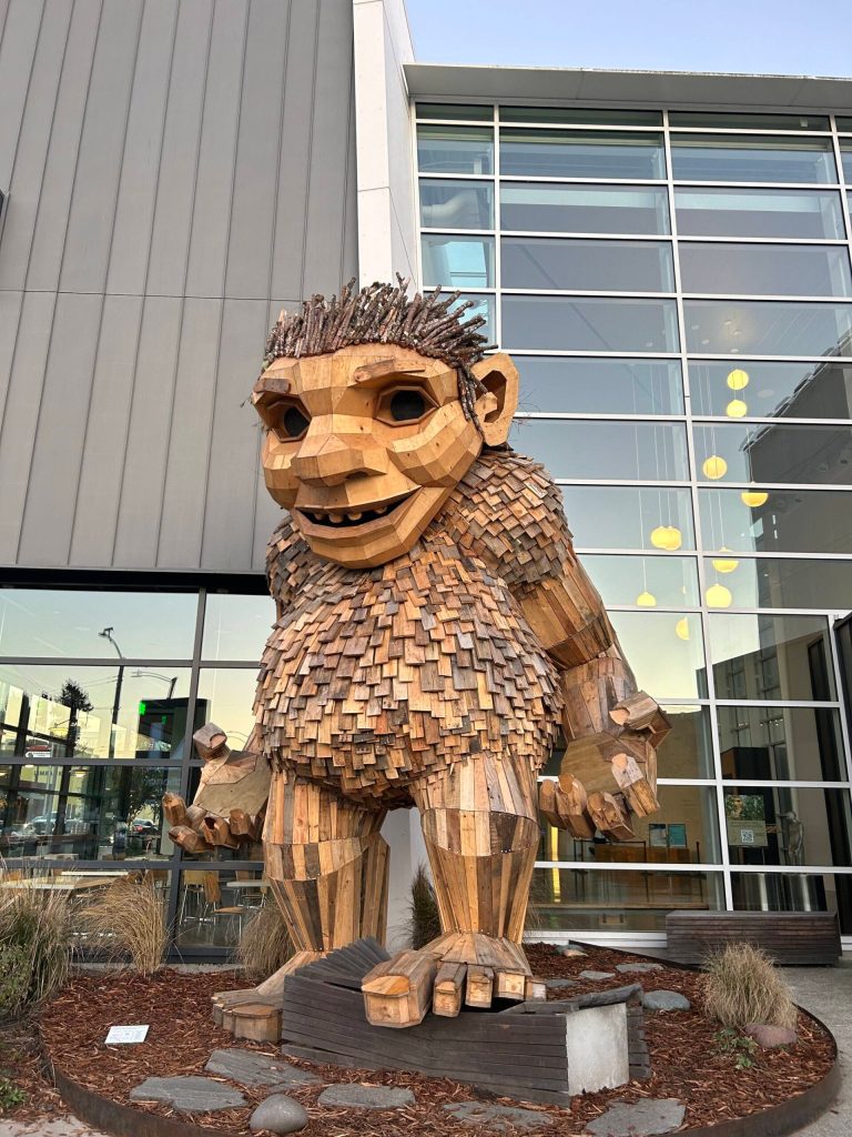 Frankie Feetsplinter in Ballard at the National Nordic Museum. (Photo by Cameron Sires/ Sound Publishing)