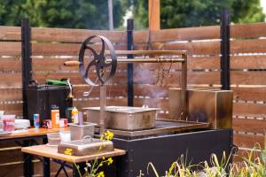 Every Saturday this summer, the De La Soil team will offer a three-course wood-fired menu on the patio at Copperworks Kenmore. Courtesy Copperworks