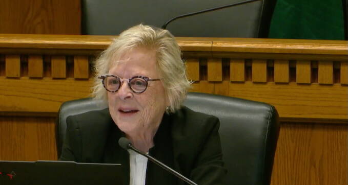 <p>Sen. Claire Wilson (D-District 30) at the Senate Early Learning and K-12 Education working session on Jan. 15. Screenshot/TVW</p>