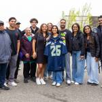 Diya Thomas and family at Kentwood.