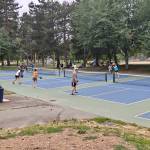 The second set of pickleball courts at Game Farm Park. Ben Ray / The Reporter